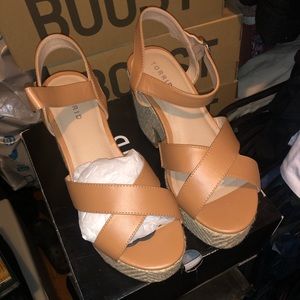 Torrid Raffia Platform sandals